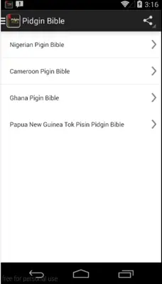 Pidgin Bible android App screenshot 0